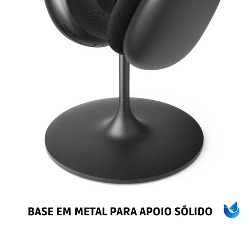 Suporte para Headphone Bone Wood em Alumínio